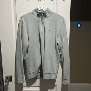Grey Vineyard Vines Quarter Zip Pullover